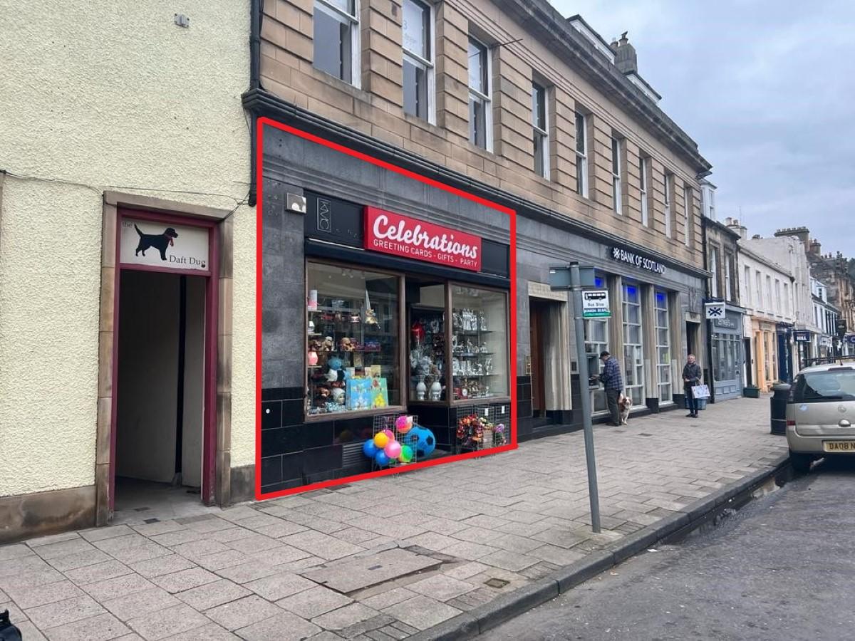 A Retail Shop For Rent In Peebles, EH45 8SW To Let 850 Sq Ft